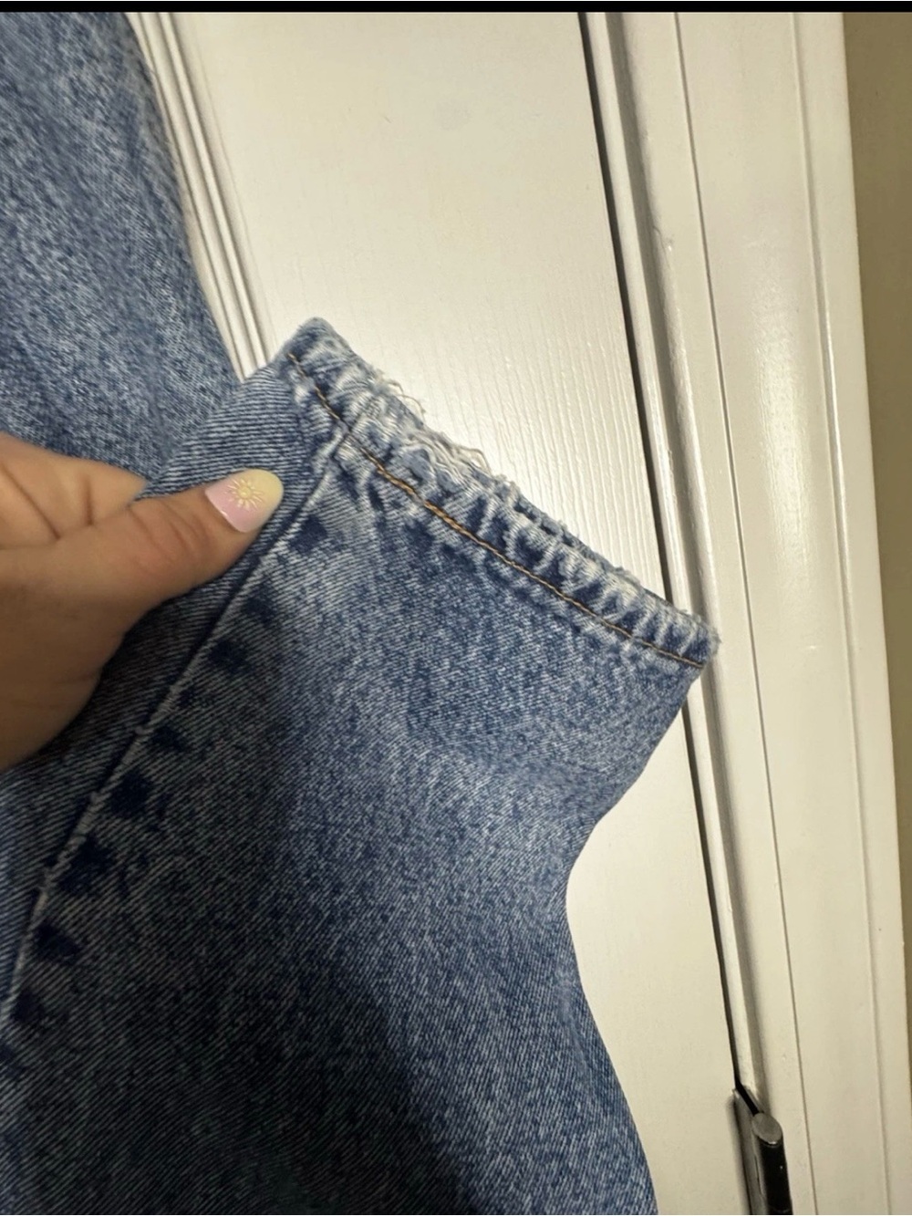 EUC VINTAGE ZENA JEANS Size 8 BLUE HIGH RISE TAPERED MOM PANTS 80-90s - Picture 7 of 9